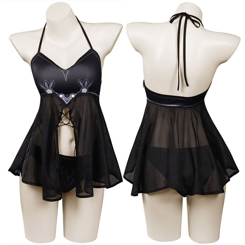 Nier: Automata 2B YoRHa No.2 Type B Swimsuit Cosplay Costumes