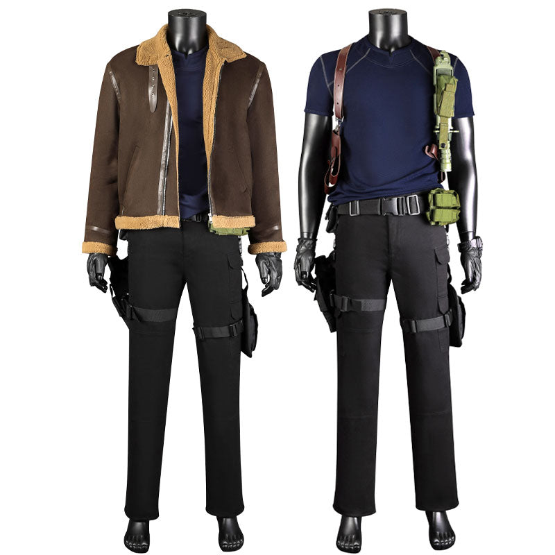 Resident Evil 4 Leon Scott Kennedy Cosplay Costumes