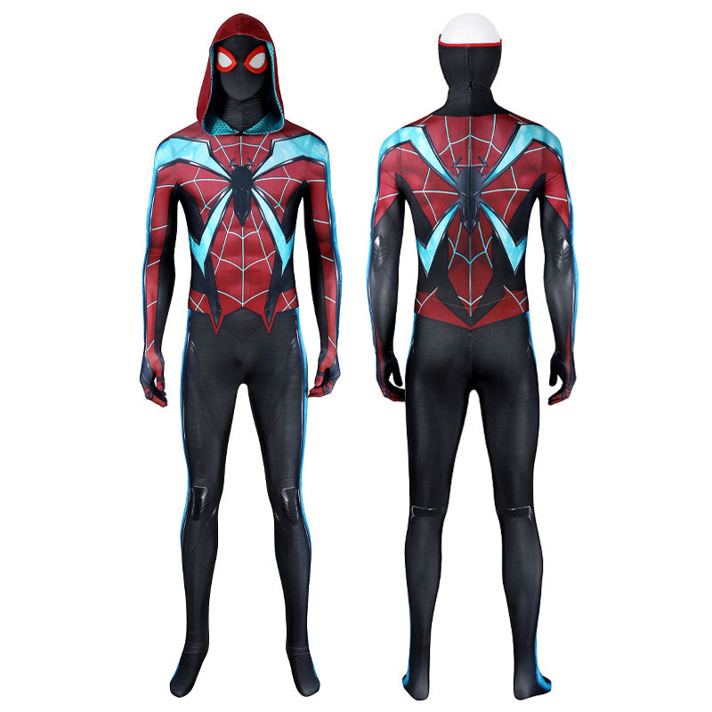 Spider Man 2 Miles Morales EVOLVED SUIT Cosplay Costumes