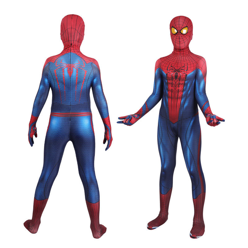 The Amazing Spider-Man Peter Parker Jumpsuits Child Cosplay Costume