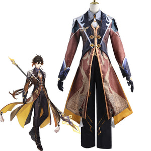 Genshin Impact Zhongli Cosplay Costumes