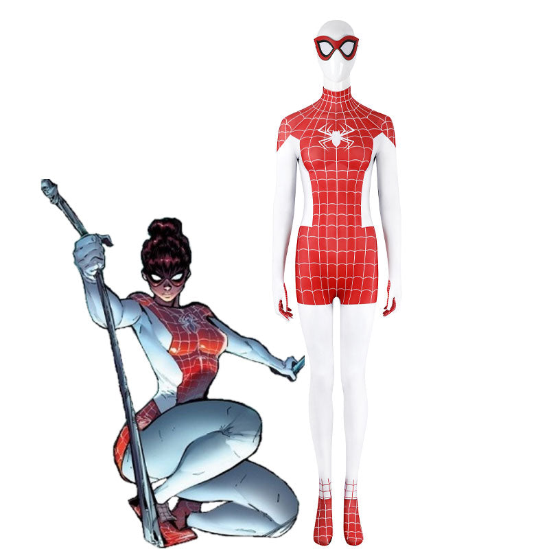 Spider-Man Earth-18119 Mary Jane Watson Jumpsuit Cosplay Costumes