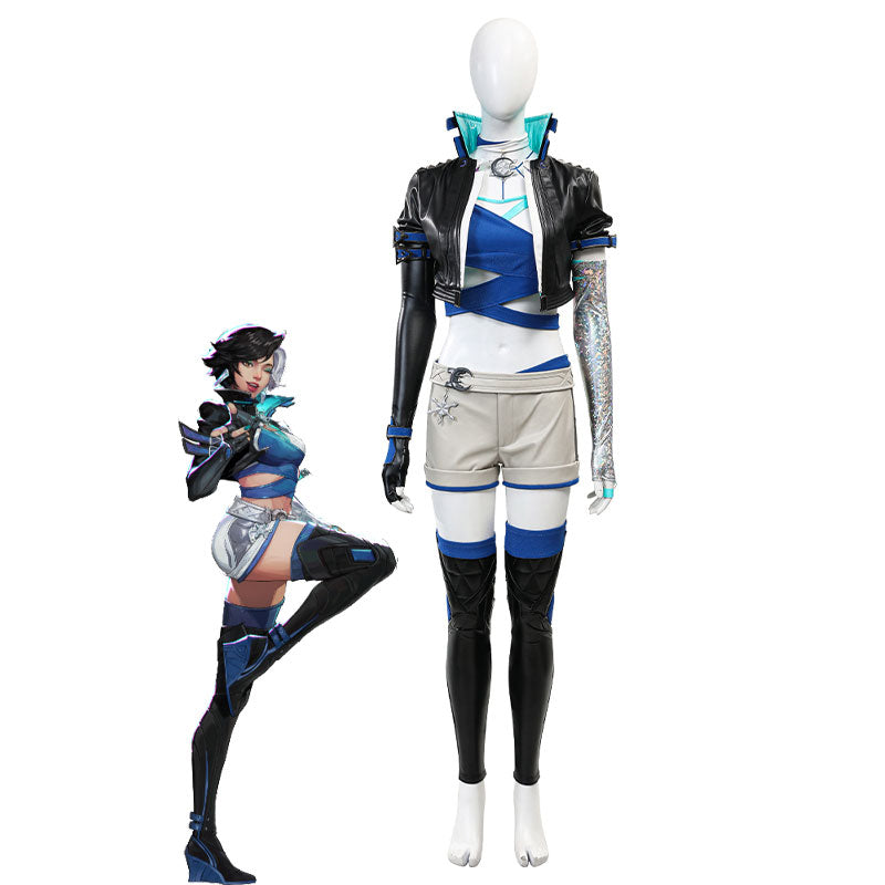 Game Marvel Rivals Luna Snow Cosplay Costumes