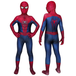 The Amazing Spider-Man Peter Parker Kids Jumpsuits Cosplay Costume