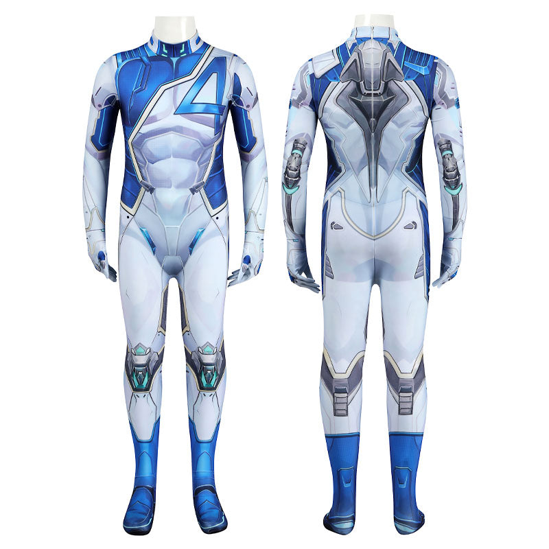 Marvel Rivals Mister Fantastic Kids Jumpsuit Cosplay Costumes
