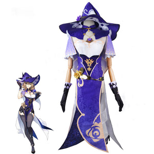 Genshin Impact Lisa Cosplay Costumes