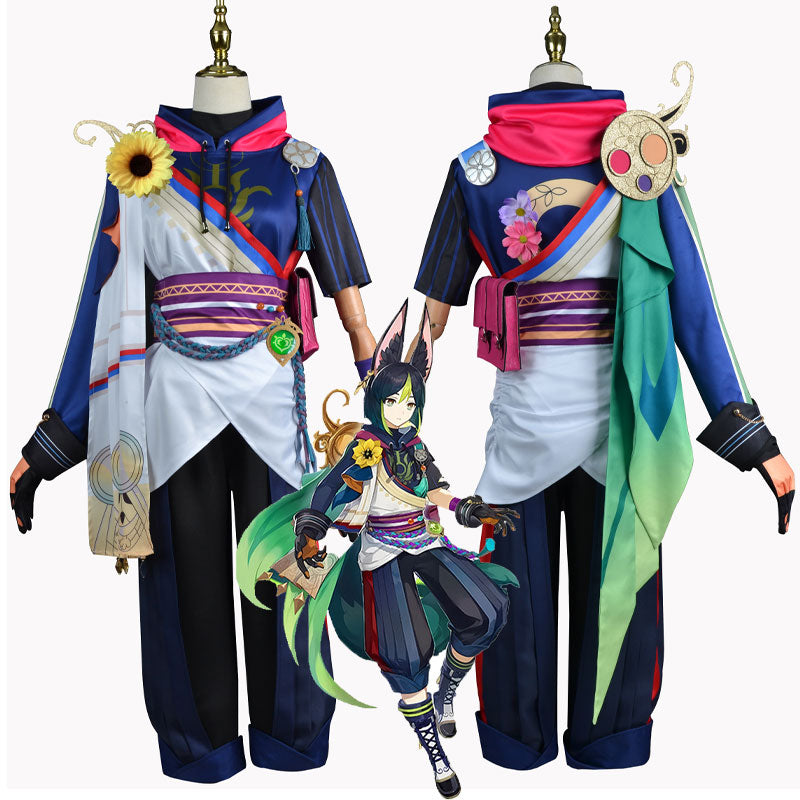 Genshin Impact Tighnari Verdant Strider Cosplay Costumes