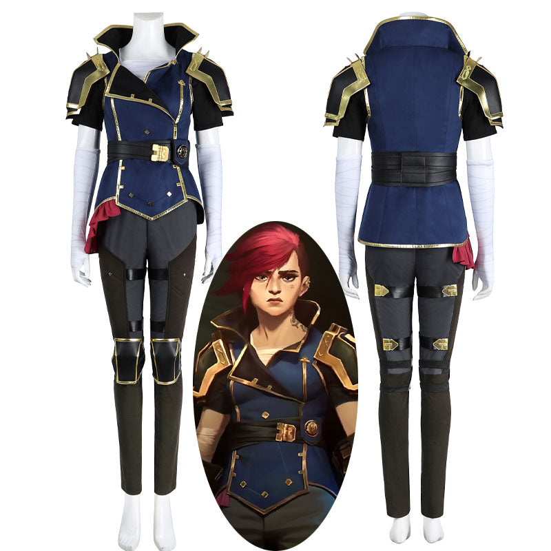 Game League of Legends LOL Arcane Season 2 Vi Cosplay Costume