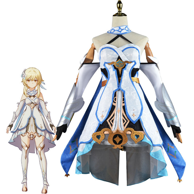 Genshin Impact Traveler Lumine Cosplay Costumes