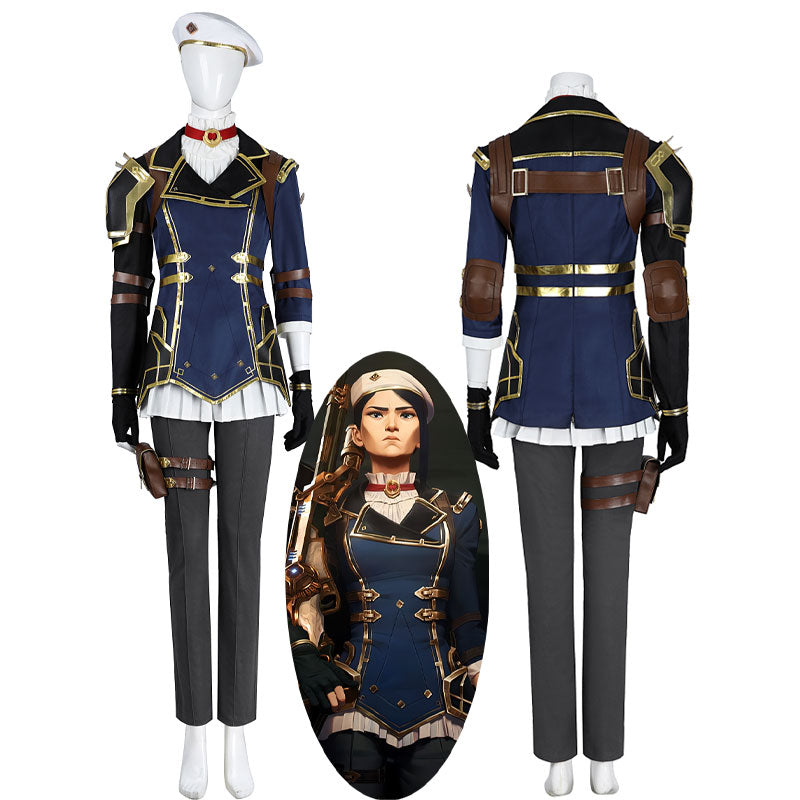 Game League of Legends LOL Arcane Season 2 Caitlyn Cosplay Costume