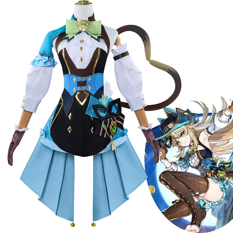 Game Genshin Impact Kirara Phantom in Boots Cosplay Costumes