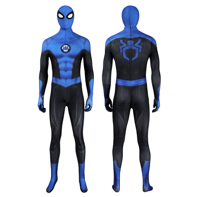 Marvel's Spider Man 2 Peter Parker New Blue Suit Cosplay Costumes