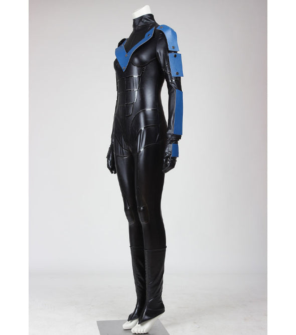 Batman: Arkham City Nightwing Richard John Dick Grayson Female Cosplay Costume