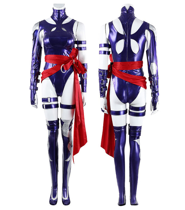 Marvel Rivals Vengeance Psylocke Uniform Cosplay Costumes