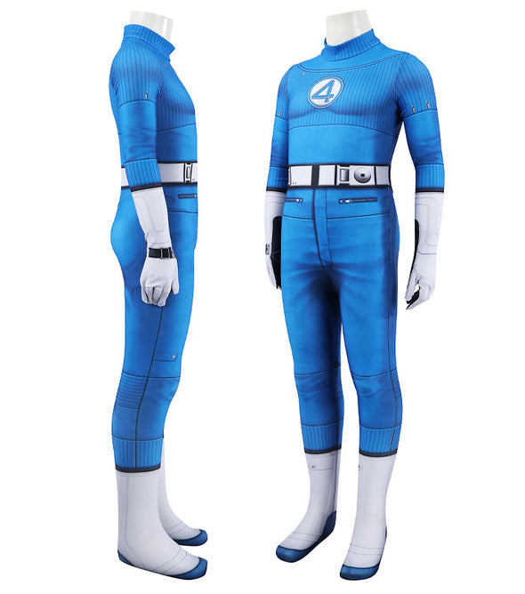 The Fantastic Four: First Steps Mr. Fantastic Kids Jumpsuits Cosplay Costume