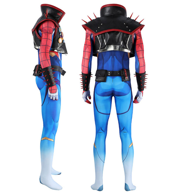Marvel Rivals Spider Punk 2099 Spider-Man Cosplay Costumes