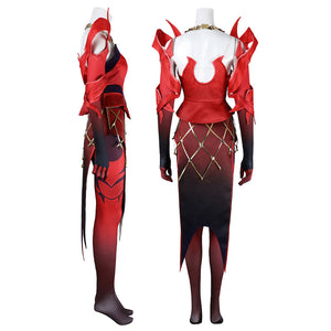 Marvel Rivals Scarlet Witch Emporium Matron Cosplay Costumes
