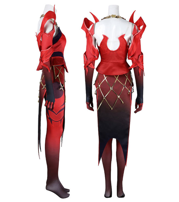 Marvel Rivals Scarlet Witch Emporium Matron Cosplay Costumes