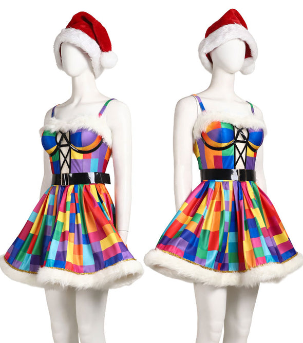 Christmas Special! ! ! Magic Sequined Christmas Dress Cosplay Costumes