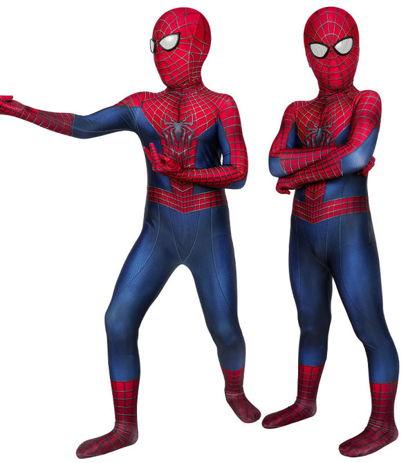 The Amazing Spider-Man Peter Parker Kids Jumpsuits Cosplay Costume