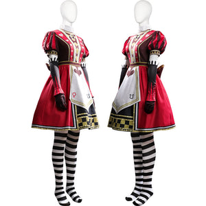 Alice: Madness Returns Alice Royal Suit Cosplay Costumes