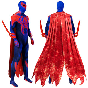 Spider-Man: Into the Spider-Verse Spider-Man 2099 Miguel O'Hara Jumpsuit Cosplay Costumes