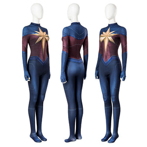 The Marvels Captain Marvel 2 Carol Danvers Jumpsuit Cosplay Costumes