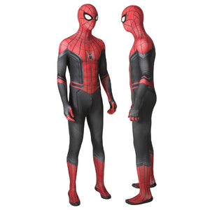 Spider-Man: Far From Home Peter Parker Spiderman Jumpsuit Cosplay Costume With Soles