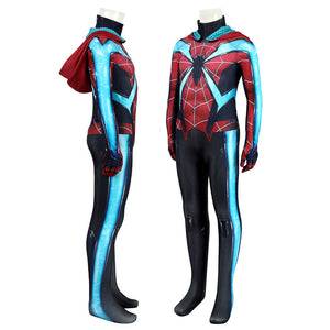 Marvel's Spider Man 2 Miles Morales EVOLVED SUIT Kids Jumpsuit Cosplay Costumes