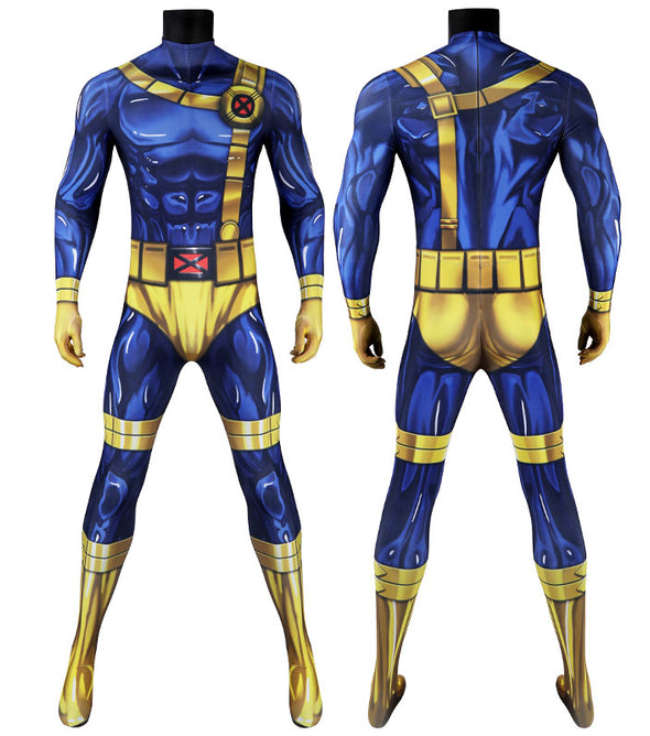 X-Men 1997 Cyclops Jumpsuit Cosplay Costumes