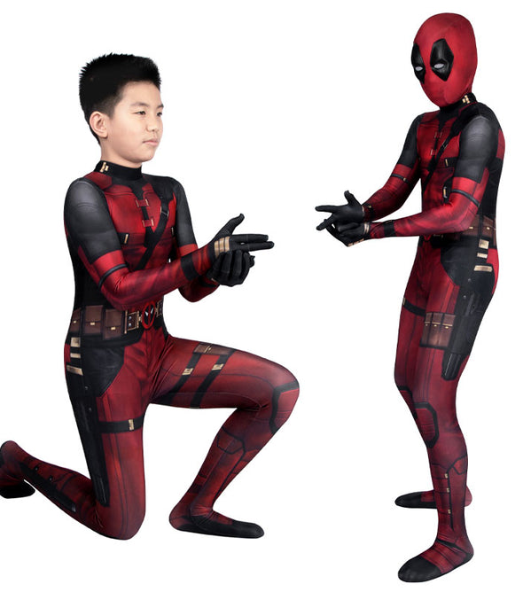 Deadpool 3 Wade Wilson Kids Jumpsuit Cosplay Costumes