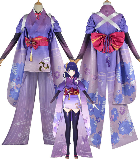 Genshin Impact Raiden Makoto Baal Cosplay Costumes