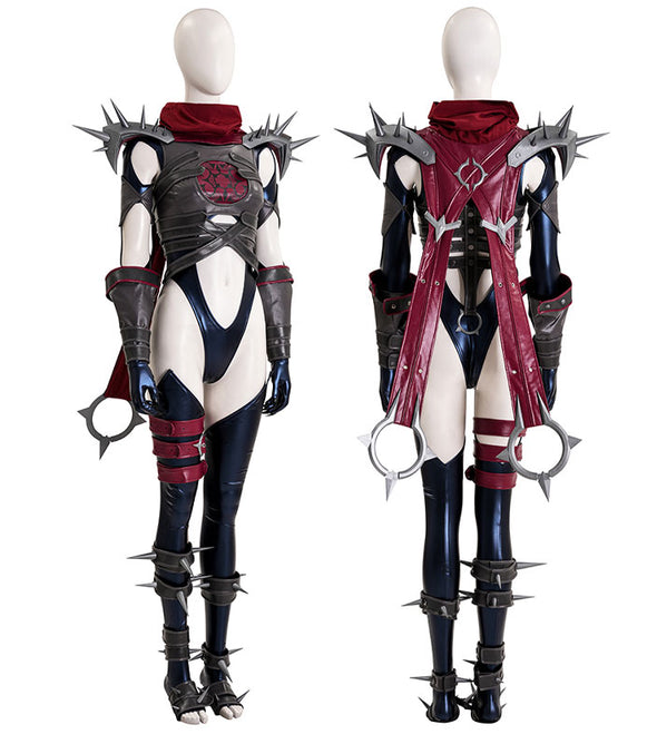 Marvel Rivals Invisible Woman Malice Skin Showcase Cosplay Costumes
