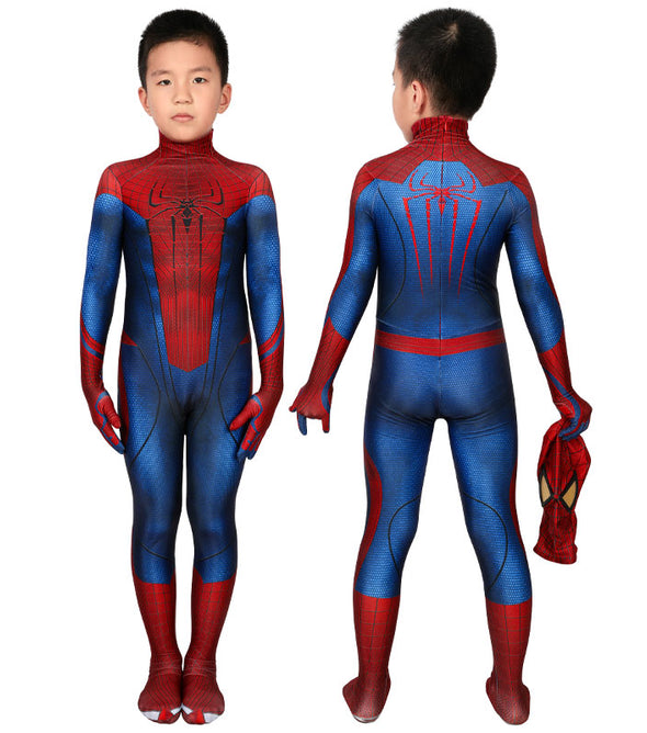 The Amazing Spider-Man Peter Parker Child Jumpsuits Cosplay Costume