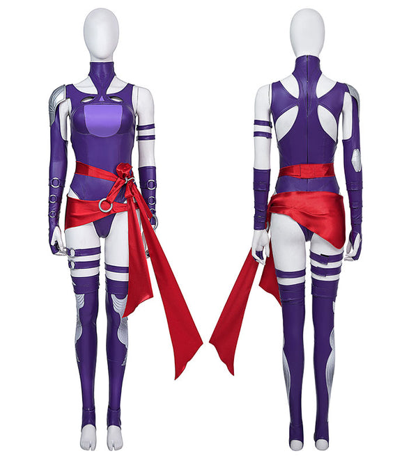 Game Marvel Rivals Vengeance Psylocke Cosplay Costumes