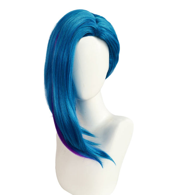 Game LOL Arcane Season 2 Jinx Ponytail Cosplay Wigs