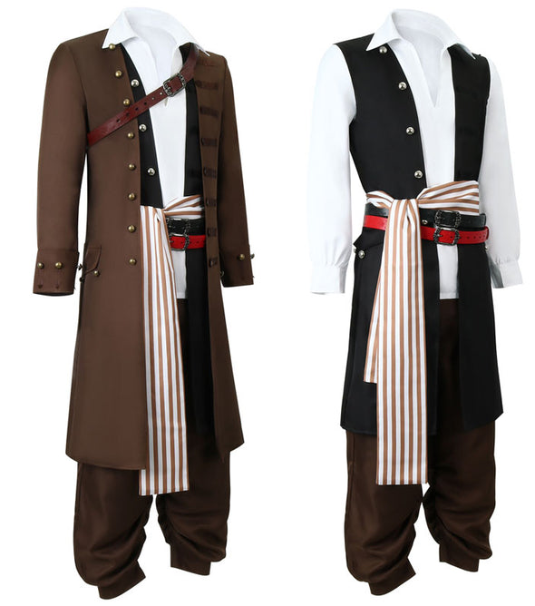 Pirates of the Caribbean Jack Sparrow Cosplay Costumes