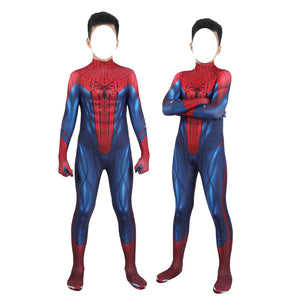 The Amazing Spider-Man Peter Parker Jumpsuits Child Cosplay Costume