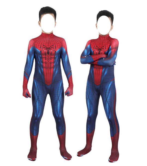 The Amazing Spider-Man Peter Parker Jumpsuits Child Cosplay Costume