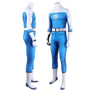 Movie The Fantastic Four: First Steps Johnny Storm Human Torch Jumpsuit Cosplay Costumes