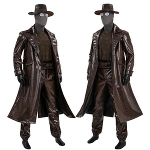 Spider-Man Noir Spiderman Peter Parker Cosplay Costume