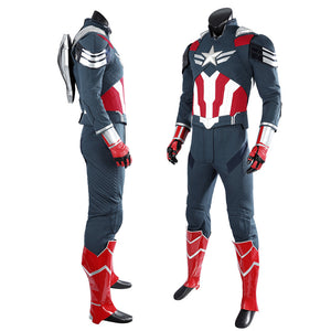 Marvel Captain America 4 Sam Wilson Captain America Cosplay Costumes