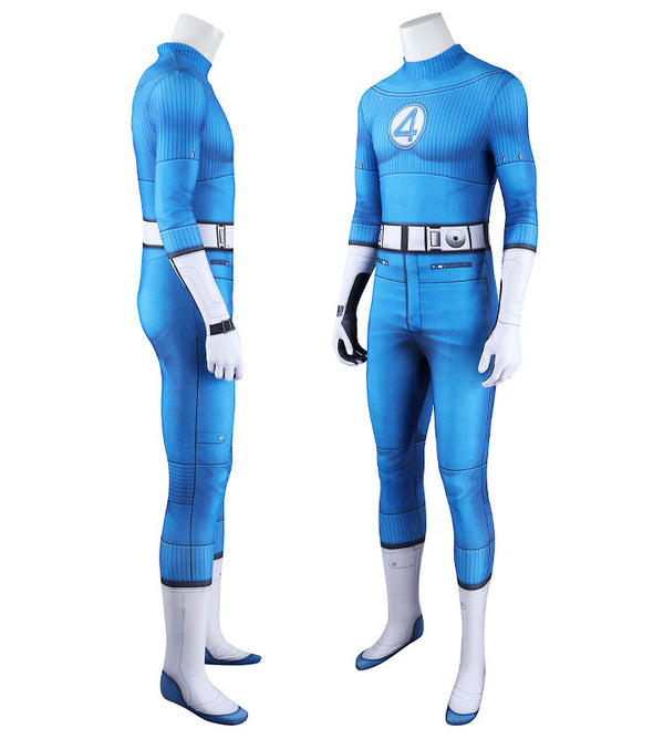 Movie The Fantastic Four: First Steps Mr. Fantastic Reed Richards Jumpsuit Cosplay Costumes