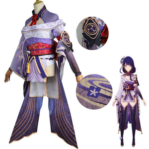 Genshin Impact Raiden Shogun Cosplay Costume