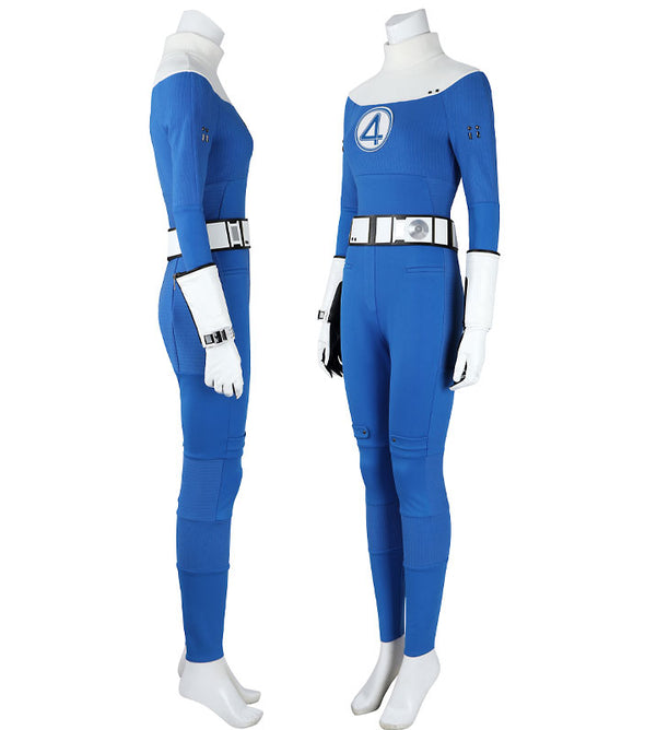 Movie The Fantastic Four: First Steps Invisible Woman Susan Storm Cosplay Costumes