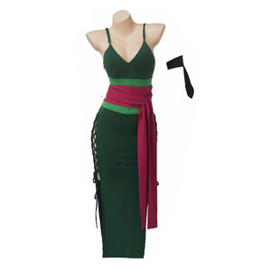 One Piece Roronoa Zoro Female Cosplay Costume