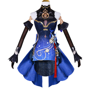 Genshin Impact Twilight Blossom Ganyu Cosplay Costumes