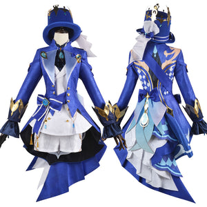 Genshin Impact Furina de Fontaine White Cosplay Costumes