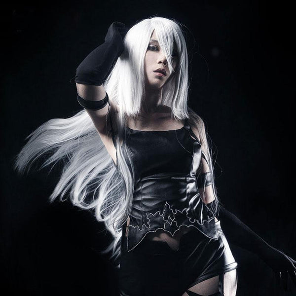 Nier: Automata A2 Cosplay Wig - Long Silver Hair – Cosplay Plan