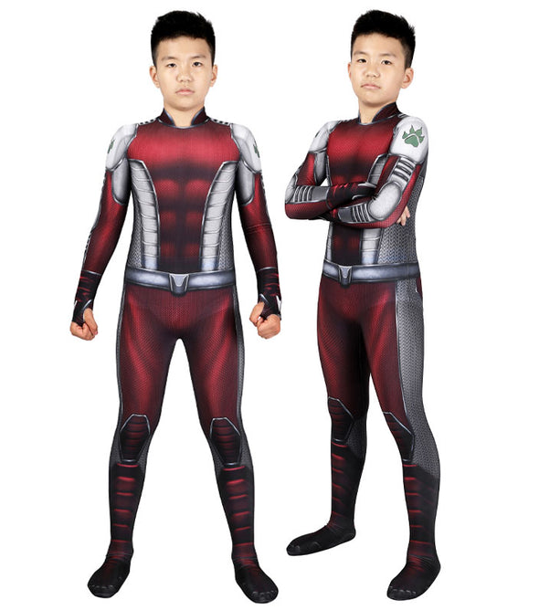 Titans Beast boy Kids Jumpsuits Cosplay Costume